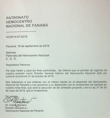 El Minsa no incluyó al Hemocentro en su presupuesto para el próximo año