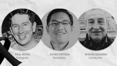 Periodistas de Ecuador fueron asesinados en Colombia y sus cuerpos siguen ahí