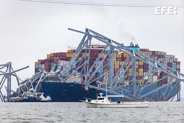 Singapur inicia una segunda investigación del barco que derribó el puente en Baltimore