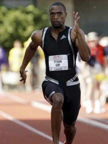 Tyson Gay, descontento pese a séptima mejor marca