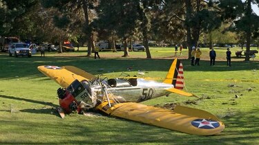 El actor Harrison Ford sufre un accidente de avioneta