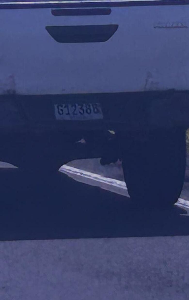 Denuncian el uso de carro oficial para el bloqueo de la vía Interamericana