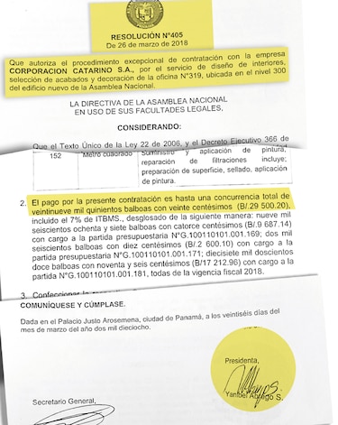 Yanibel Ábrego otorgó millones de dólares en contratos directos