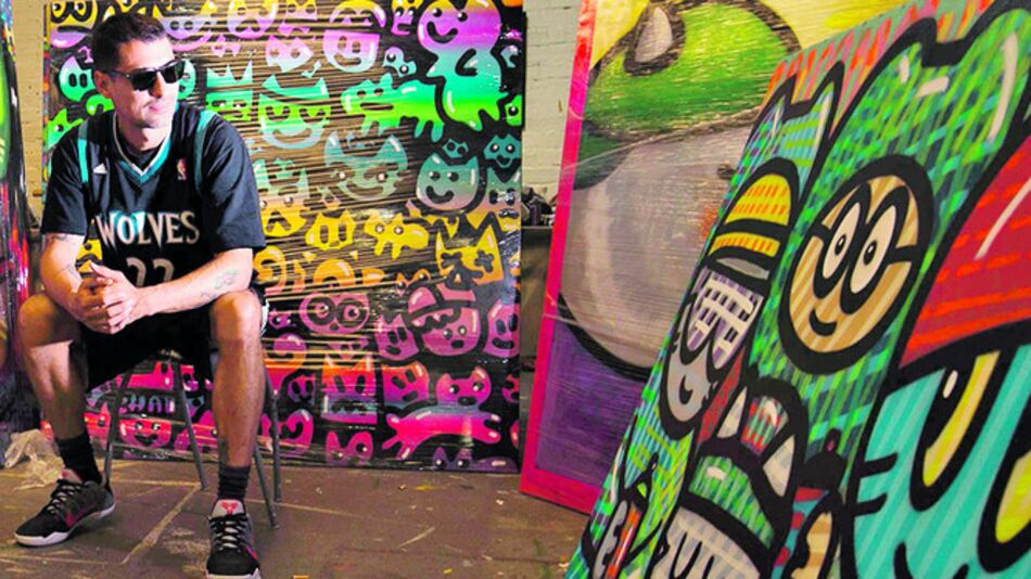 El gato de los grafitis