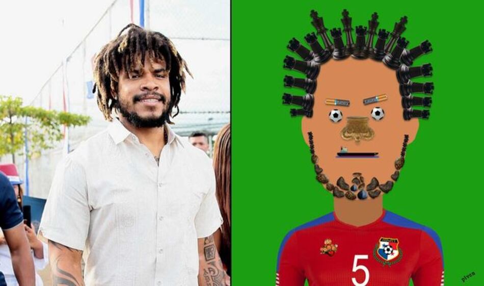 Reconocido caricaturista se inspira en el panameño Román Torres