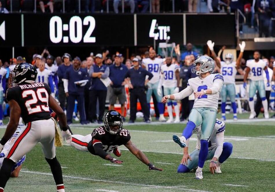 Cowboys ganan con gol de campo