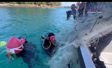 Extraen ‘red fantasma’ cerca de la isla Taboga