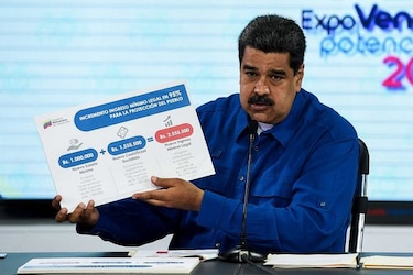 Nicolás Maduro incrementa 155% el salario mínimo