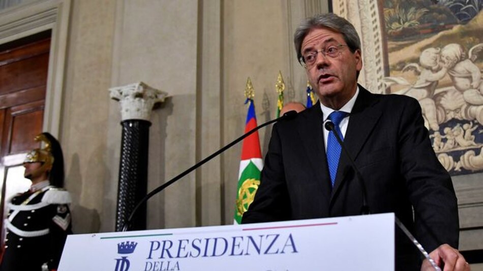 Presidente de Italia designa a ex canciller Paolo Gentiloni como primer ministro