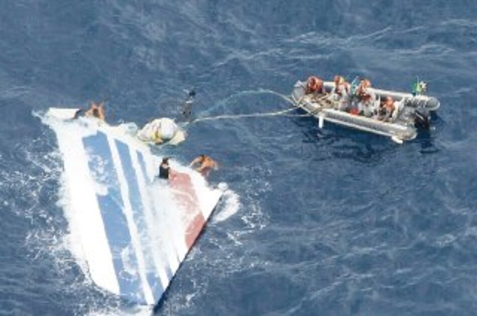 Últimos minutos del vuelo de Air France