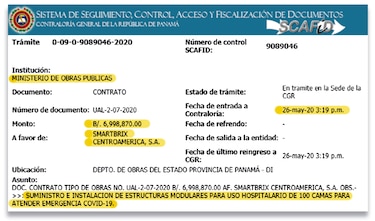 ‘Materiales de baja calidad’ se habrían usado en el hospital modular