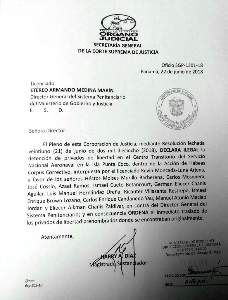 Gobierno prepara traslado de reos de penal Punta Coco a otras cárceles