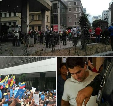 Chavistas y opositores se enfrentan a golpes por referendo revocatorio