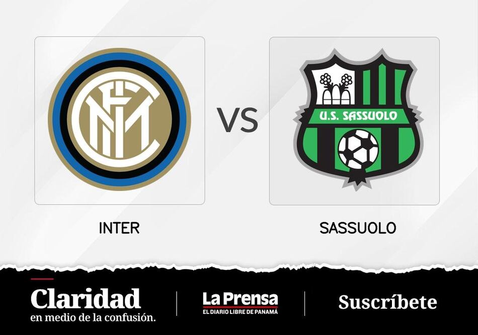 Sassuolo se enfrentará hoy de local a Inter
