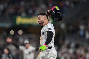 José Caballero protagonizó el partido con dos jonrones en la victoria de los Yankees