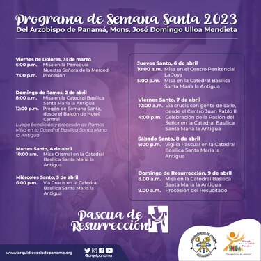 Esta es la agenda de Semana Santa 2023 en el Casco Antiguo