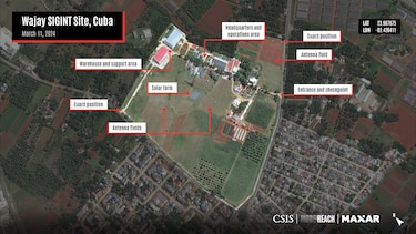 Imágenes de satélite prueban supuestas nuevas bases de espionaje chino en Cuba