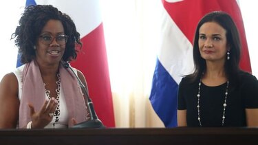 Tren a Chiriquí y JMJ, entre los temas analizados por Epsy Campbell e Isabel de Saint Malo de Alvarado