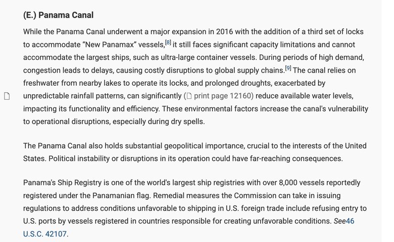 Posibles sanciones al Canal de Panamá: Estados Unidos investiga regulaciones y prácticas comerciales