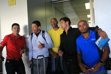 Empiezan a llegar jugadores colombianos para amistoso