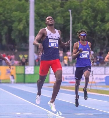 Alonso Edward gana medalla de oro en los 200 metros de los Juegos Bolivarianos 2022