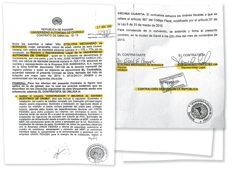 Rectora de Unachi: más irregularidades