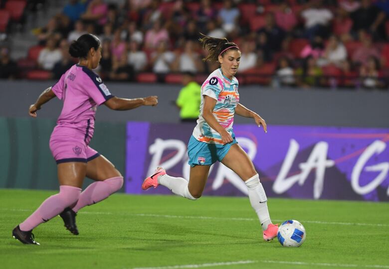 Alex Morgan agradece el cariño de la afición panameña tras victoria en la Concacaf W Champions Cup