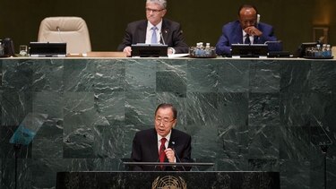 Ban abre asamblea pidiendo por refugiados y una salida a la crisis siria