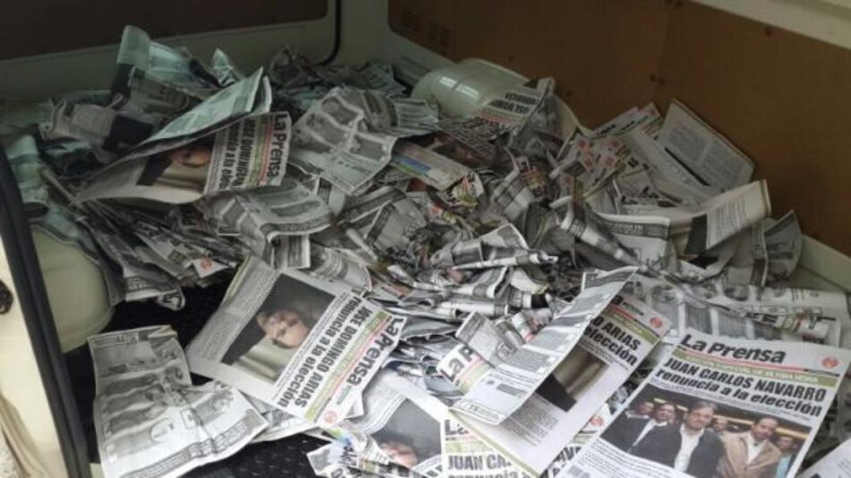 La Prensa recoge falsas portadas