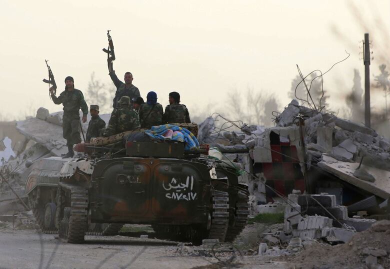 Tropas sirias avanzan en zona rebelde cerca de Damasco