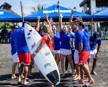 Medallas doradas para Panamá en surf y atletismo en Guatemala 2025