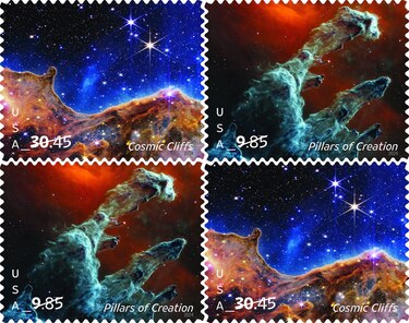 Las nuevas imágenes del telescopio espacial Webb llegan a los sellos de Estados Unidos