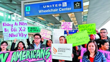 Turbulencia en United Airlines