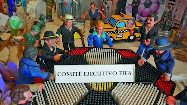 Escándalo FIFA en un Belén