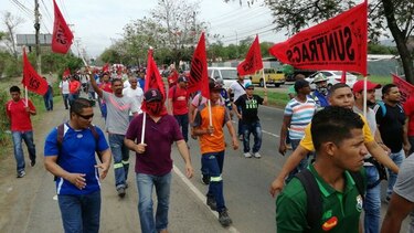 Trabajadores del Suntracs empiezan a cobrar subsidio del fondo de huelga
