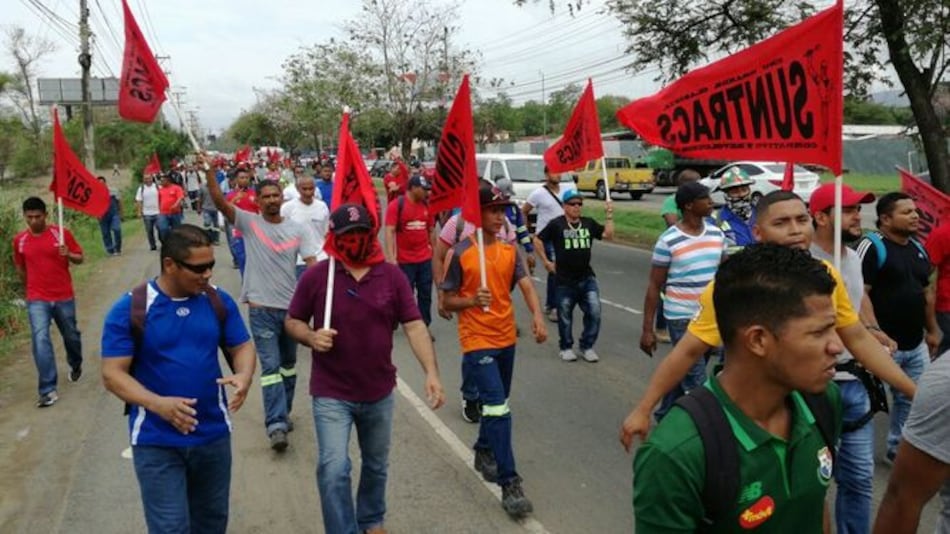 Trabajadores del Suntracs empiezan a cobrar subsidio del fondo de huelga