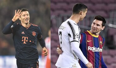 Lewandowski, Messi y Cristiano Ronaldo, finalistas del premio The Best de la FIFA