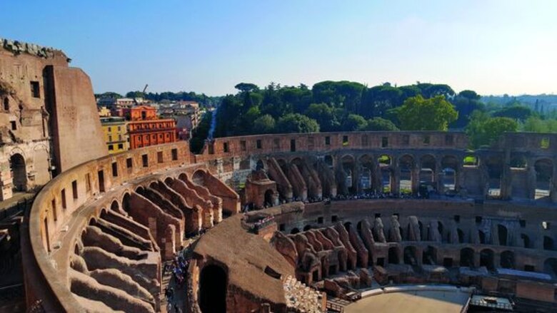 En lo alto del Coliseo