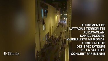 VIDEO: Un periodista grabó con su móvil el atentado en el Bataclan de París
