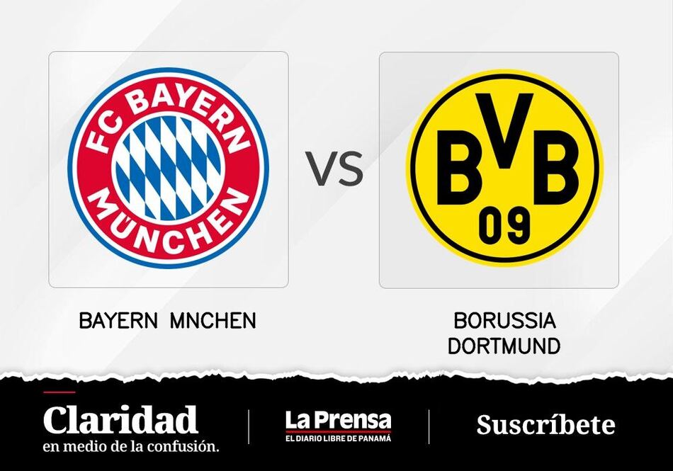 Borussia Dortmund se mide con Bayern de Múnich de local