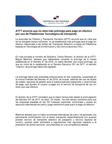Plataformas de transporte selectivo ya no podrán cobrar más en efectivo