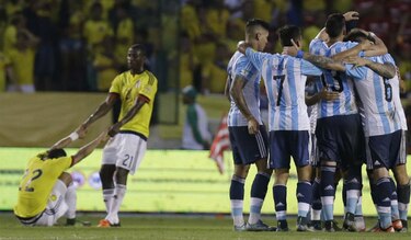 Argentina revivió y venció 1-0 a Colombia en camino a Rusia 2018