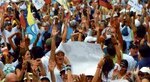 Protestan contra cierre de RCTV
