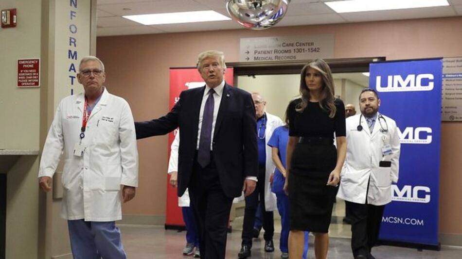 Donald Trump elogia la 'valentía' de Las Vegas tras masacre