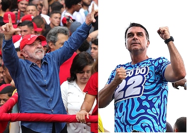 Elecciones en Brasil: fin de campaña multitudinario y empate en encuestas