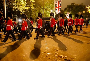 La procesión del cortejo fúnebre de Isabel II se ensaya en Londres