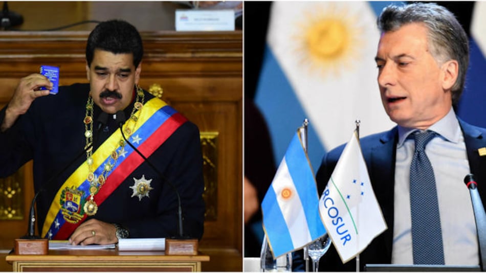 Macri cancela por decreto condecoración otorgada a Maduro por Kirchner