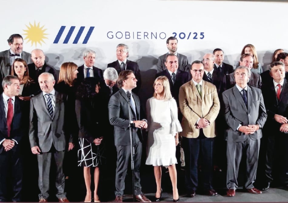 Lacalle Pou anuncia los ministros que compondrán su Gabinete