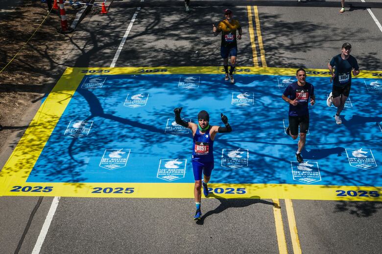 Diana Rodríguez y César Barrios viven la magia de la Maratón de Boston