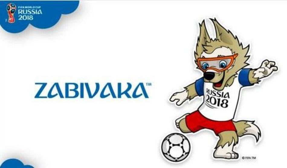 Un lobo con lentes, la mascota del Mundial de Rusia